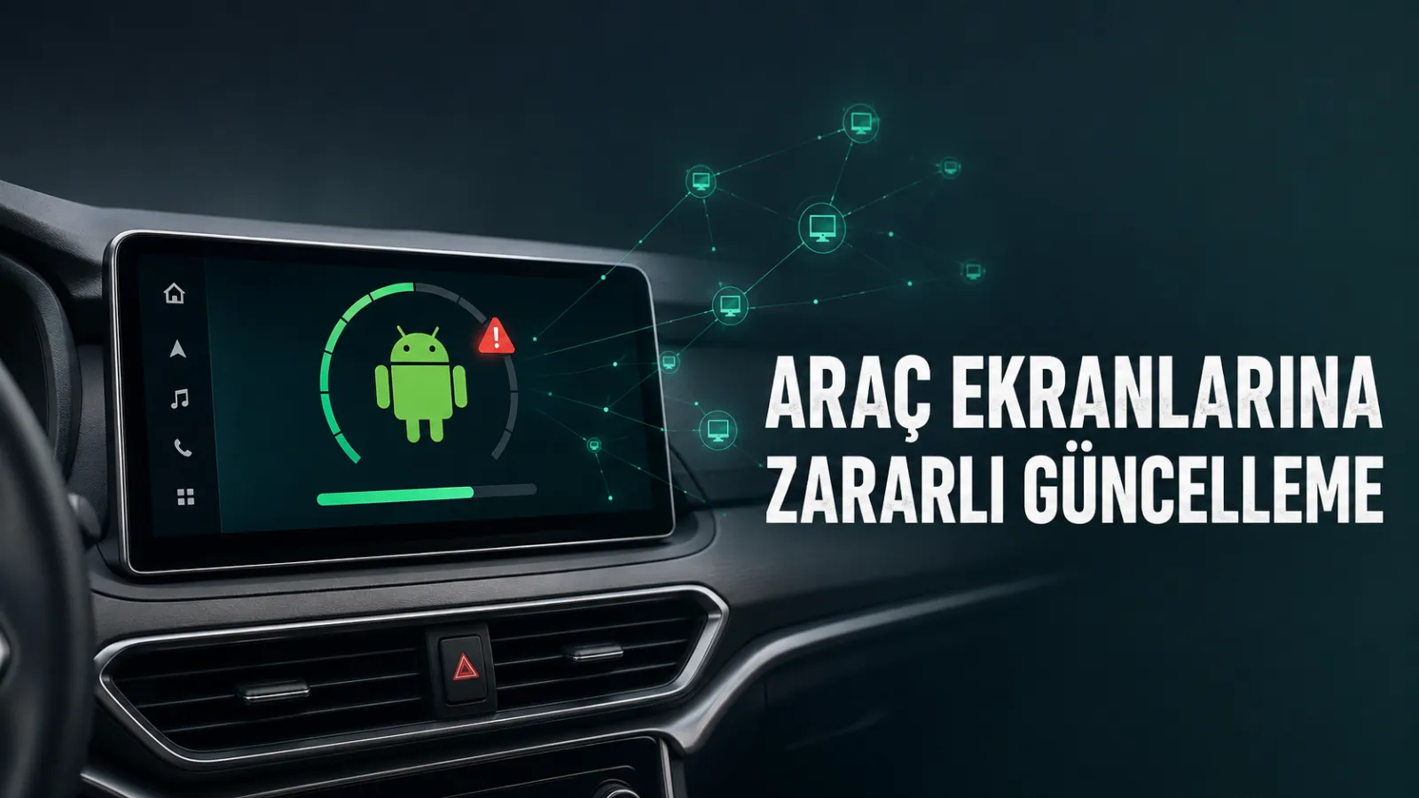 Android tabanlı araç ekranlarına güncelleme yoluyla zararlı yazılım bulaştırıldı