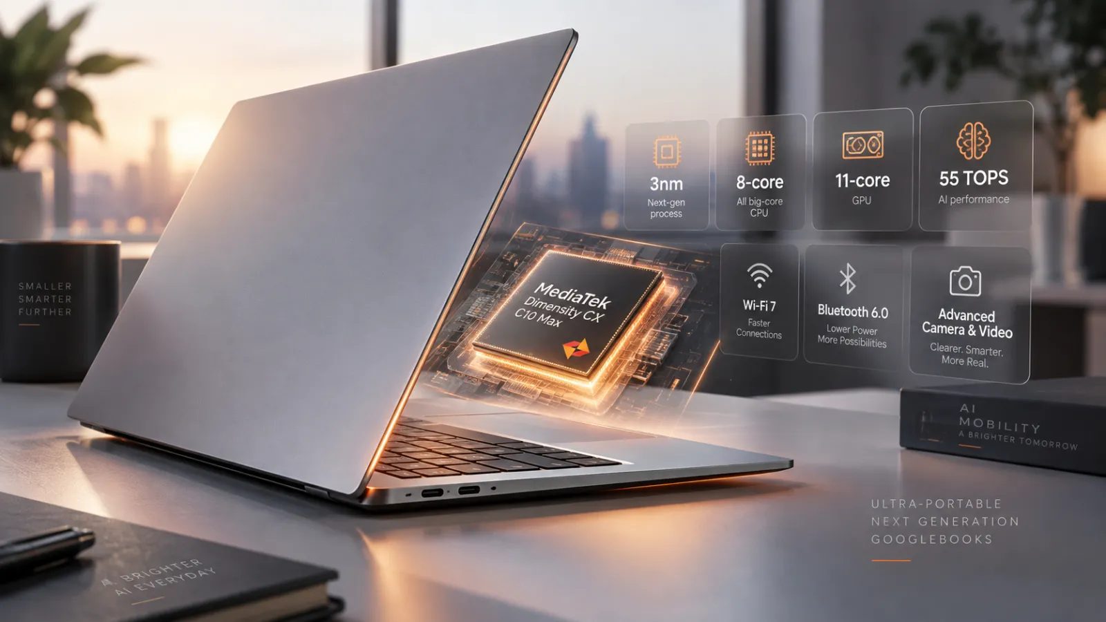 MediaTek, Yeni Nesil Dizüstü Bilgisayarlar İçin Dimensity CX C10 Max İşlemcisini Duyurdu