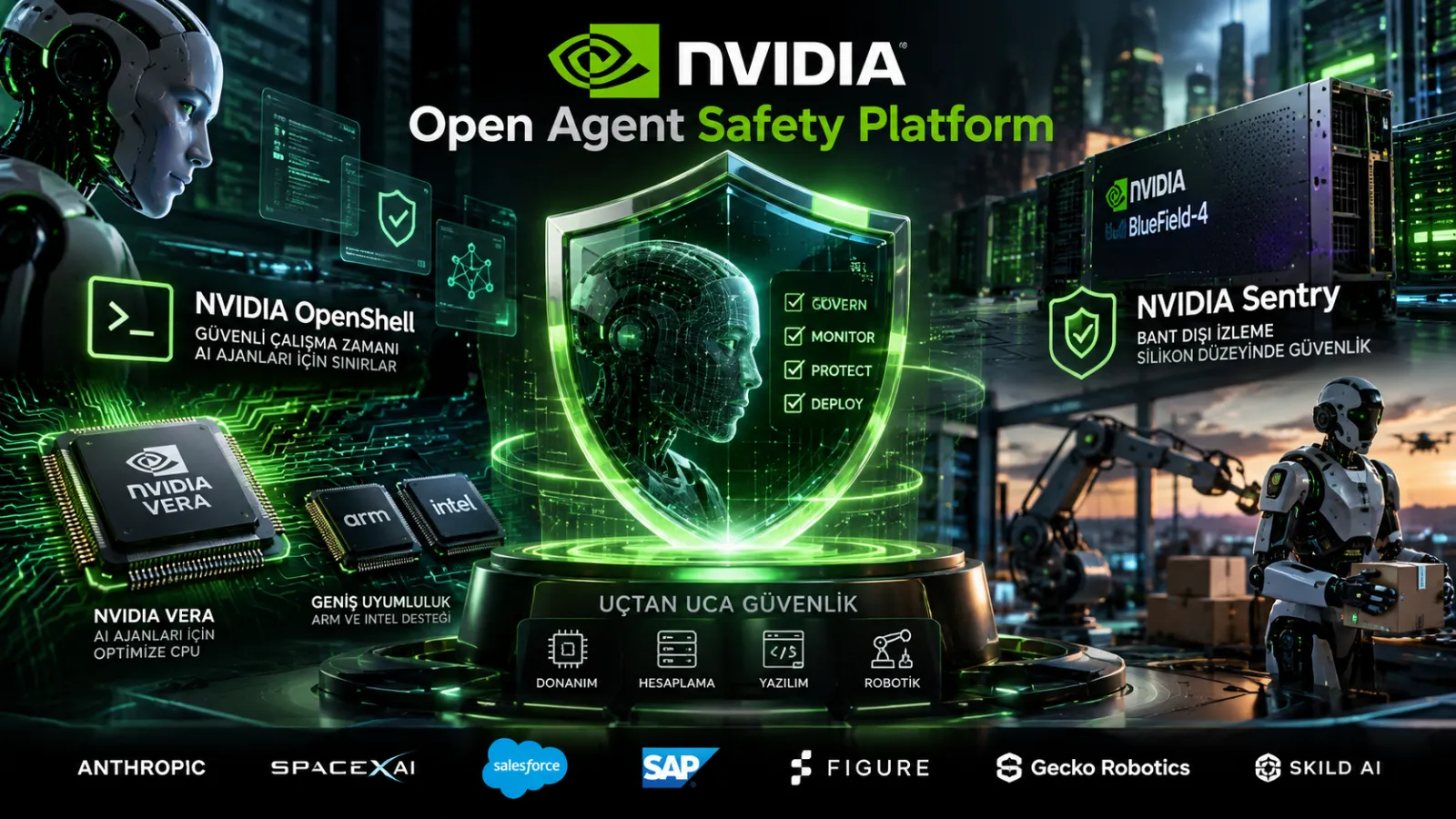 NVIDIA, Yapay Zekâ Ajanları İçin Open Agent Safety Platform'u Duyurdu
